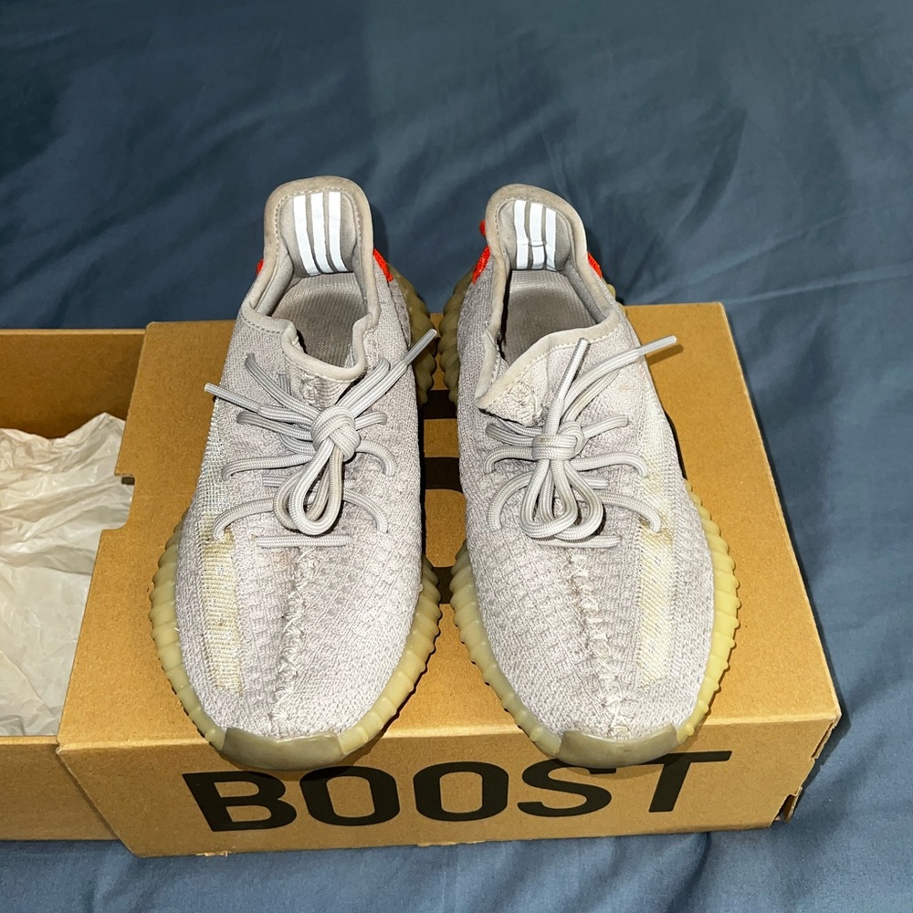 yeezy 350 grey dirty size 4.5mens 6 wmns